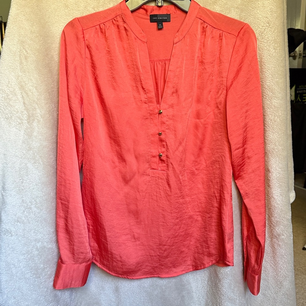 The Limited Orange Blouse